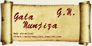 Gala Munjiza vizit kartica
